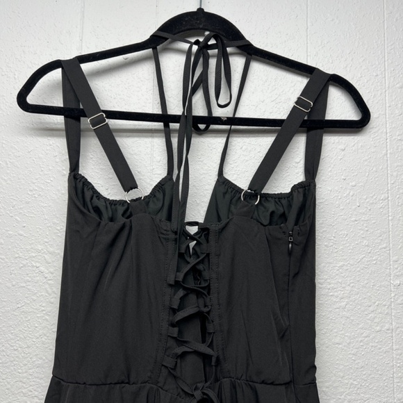 Marthea Womens Maxi Dress Large Corset Fairygoth Renaissance Witchy Regency Boho - Picture 8 of 14